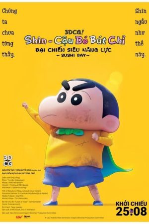 Xem Phim Shin Chau Be But Chi: Full HD Vietsub Siêu Năng Lực Sushi Bay"